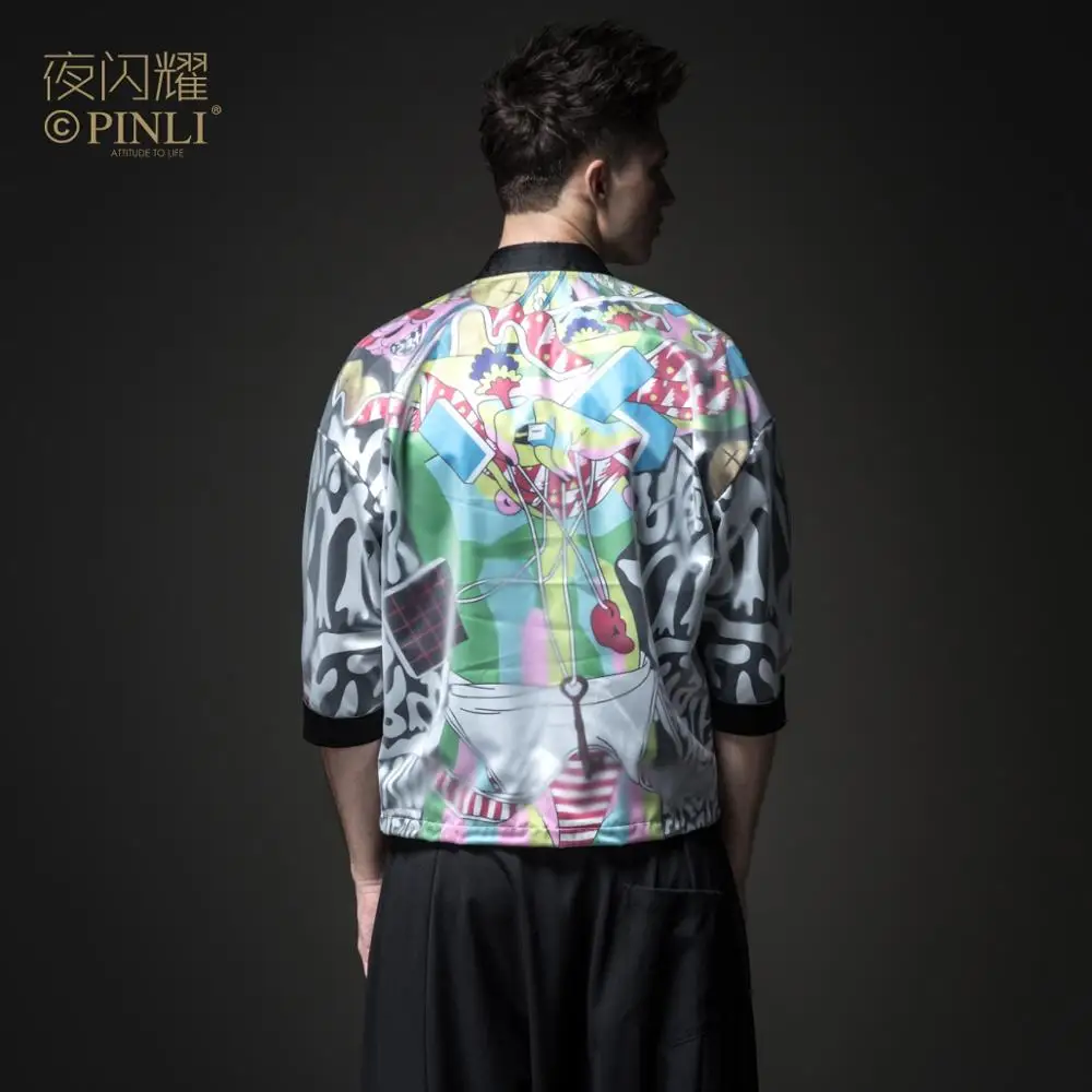 Free Shipping New men's MALE man casual Night shine 2019 spring short-sleeved printed windbreak jacket tide BY183103054
Free Shipping New men's MALE man casual Night shine 2019 spring short-sleeved printed windbreak jacket tide BY183103054
