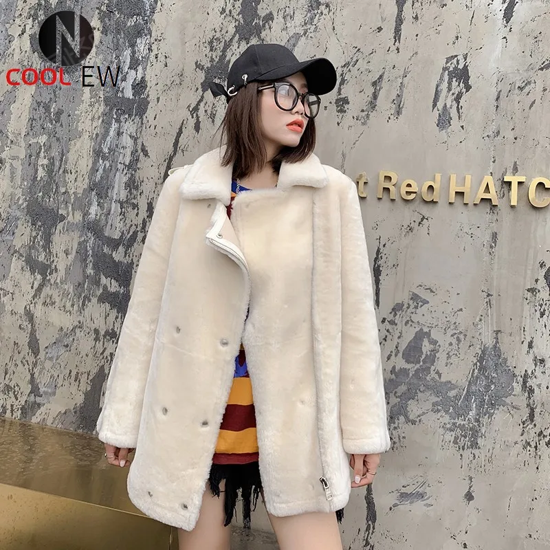 Luxury Women Real Fur Jacket Loose Fit Leather Belted Natural Wool Coat Office Ladies Mid Long Shearling Jacket Winter Overcoat
Luxury Women Real Fur Jacket Loose Fit Leather Belted Natural Wool Coat Office Ladies Mid Long Shearling Jacket Winter Overcoat