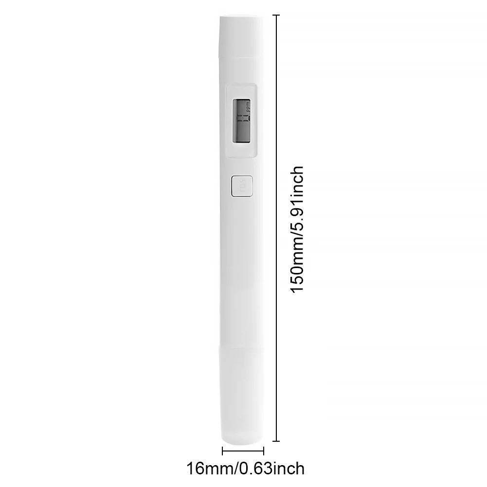 Measurement Analysis Soil Acidity Test 0-9990 ppm Water Purity Monitor LCD Digital Water Quality TDS Meter Tester Pen
Measurement Analysis Soil Acidity Test 0-9990 ppm Water Purity Monitor LCD Digital Water Quality TDS Meter Tester Pen