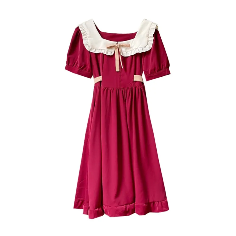 Super Fairy Sweet Dress Women's Summer New First Love Little Green Red A-line Skirt Chiffon High Waist Square Neck
Super Fairy Sweet Dress Women's Summer New First Love Little Green Red A-line Skirt Chiffon High Waist Square Neck