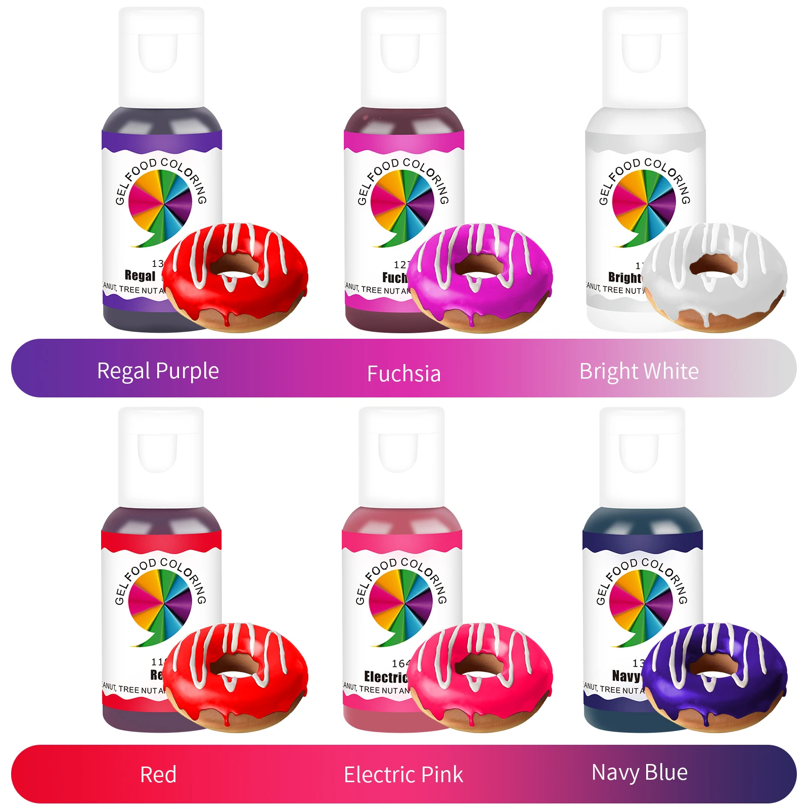 Baking Pigment Food Coloring Cream Fondant Cake Macarons Creaming Pigment 21g 6-Colors Home And Cake Shop Use
Baking Pigment Food Coloring Cream Fondant Cake Macarons Creaming Pigment 21g 6-Colors Home And Cake Shop Use