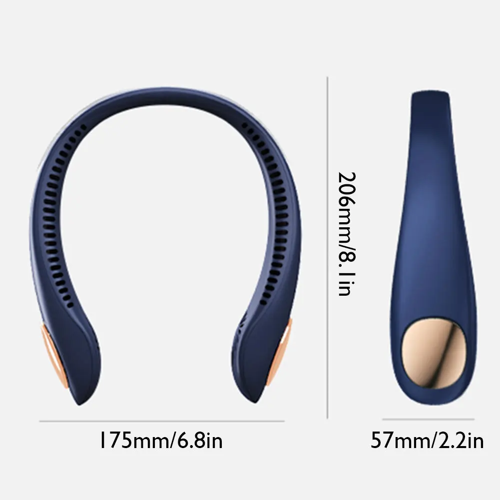 Mini Hanging Neck Fan 3 Speed Adjustable Mute Outdoor Office Cooling Fan USB Rechargeable Summer Hands-free Fans Air Cooler Fan
Mini Hanging Neck Fan 3 Speed Adjustable Mute Outdoor Office Cooling Fan USB Rechargeable Summer Hands-free Fans Air Cooler Fan