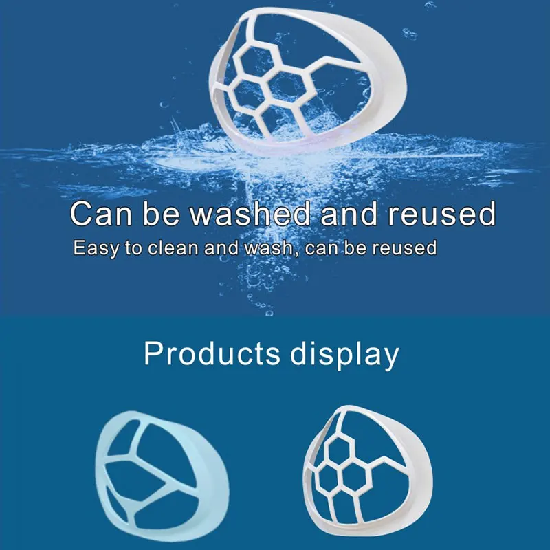 N 5 PCS Breathing 3D Bracket for Comfortable Wearing Inner Support Frame Keep Fabric off Mouth Reusable Washable Promotion
N 5 PCS Breathing 3D Bracket for Comfortable Wearing Inner Support Frame Keep Fabric off Mouth Reusable Washable Promotion