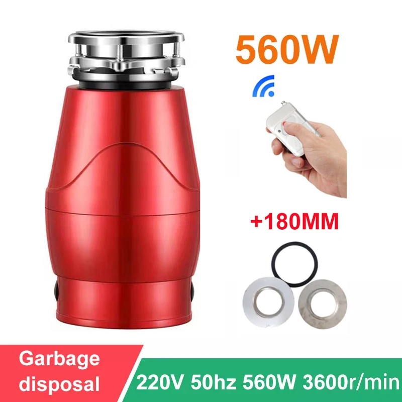 560W Kitchen Food Garbage Disposal Crusher Food Waste Disposer Stainless Steel Grinder Material Kitchen Sink Appliance
560W Kitchen Food Garbage Disposal Crusher Food Waste Disposer Stainless Steel Grinder Material Kitchen Sink Appliance