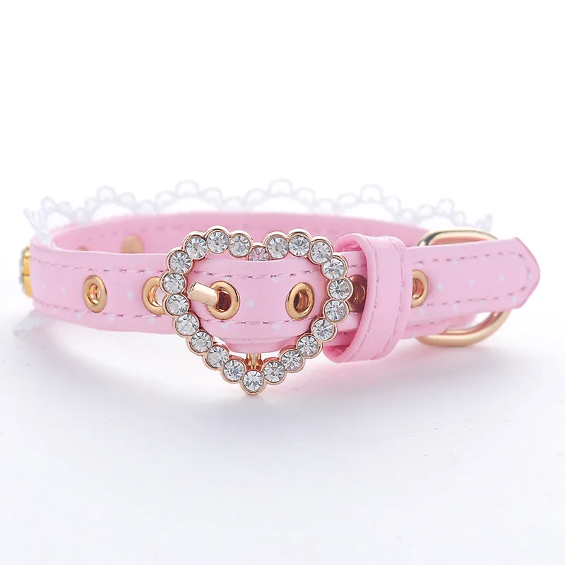 Dog Lead Leashes Cute Bead Flowers Pink Strawberry Collar Set Princess Style Pet Stickers Cuter
Dog Lead Leashes Cute Bead Flowers Pink Strawberry Collar Set Princess Style Pet Stickers Cuter