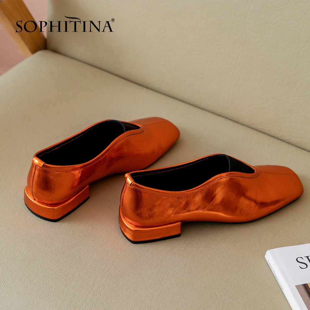 SOPHITINA Fashion Women Flats High Quality Cow Leather Elastic Design Slip-On Solid Casual Shoes Comfortable Stylish Flats PO512
SOPHITINA Fashion Women Flats High Quality Cow Leather Elastic Design Slip-On Solid Casual Shoes Comfortable Stylish Flats PO512