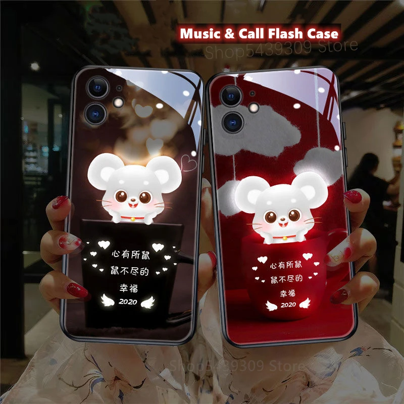 Cute Couples Pet Pig Phone Case For iPhone 12 mini 11 Pro Max 7 8 plus X XR XS Max Back Cover Funny Cartoon LED Flash Capa
Cute Couples Pet Pig Phone Case For iPhone 12 mini 11 Pro Max 7 8 plus X XR XS Max Back Cover Funny Cartoon LED Flash Capa