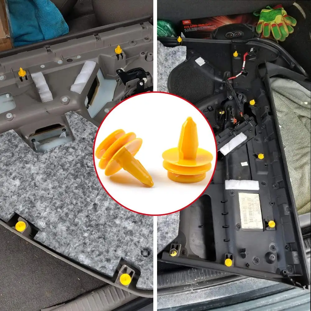 100PCS Door Panel Clips Nylon Trim Retainers for Jeep Commander 09-10/Jeep Grand Cherokee 04-10 Push Type Rivet Fastener
100PCS Door Panel Clips Nylon Trim Retainers for Jeep Commander 09-10/Jeep Grand Cherokee 04-10 Push Type Rivet Fastener