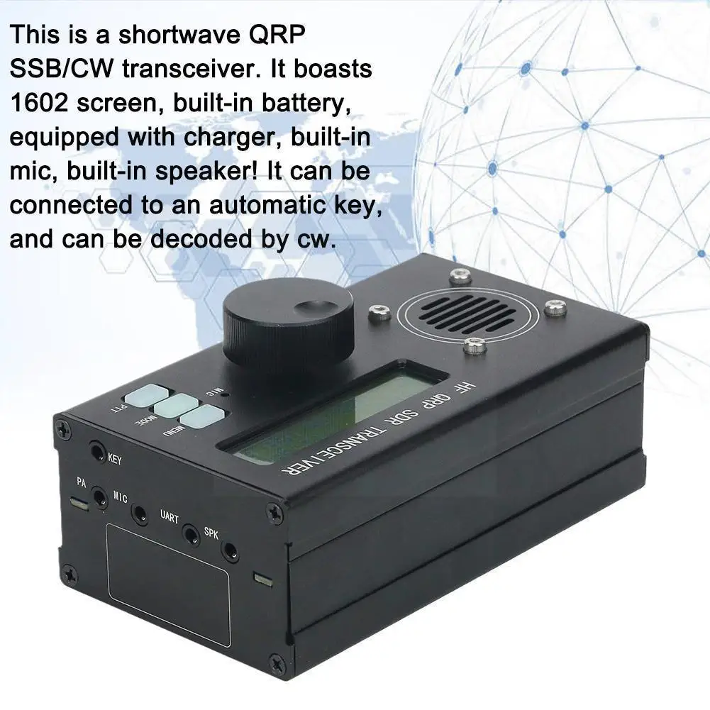 Usdx Uxdr Hf S7p Qrp Sdr трансивер Ssb/cw 8-полосный 5 Вт Dsp Sdr трансивер с черным корпусом для любительского радио Q7n0
Usdx Uxdr Hf S7p Qrp Sdr трансивер Ssb/cw 8-полосный 5 Вт Dsp Sdr трансивер с черным корпусом для любительского радио Q7n0