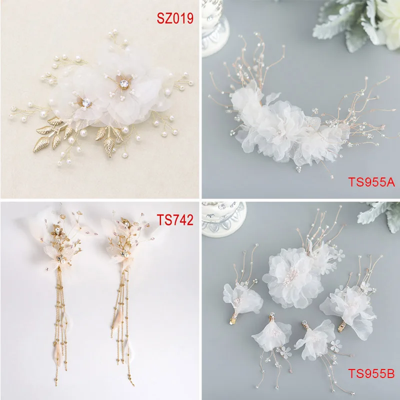 2019 Bridal Headdress Hair Clip Gauze Flower Wedding Hairpin Hair Accessories for Bride Bridesmaid
2019 Bridal Headdress Hair Clip Gauze Flower Wedding Hairpin Hair Accessories for Bride Bridesmaid
