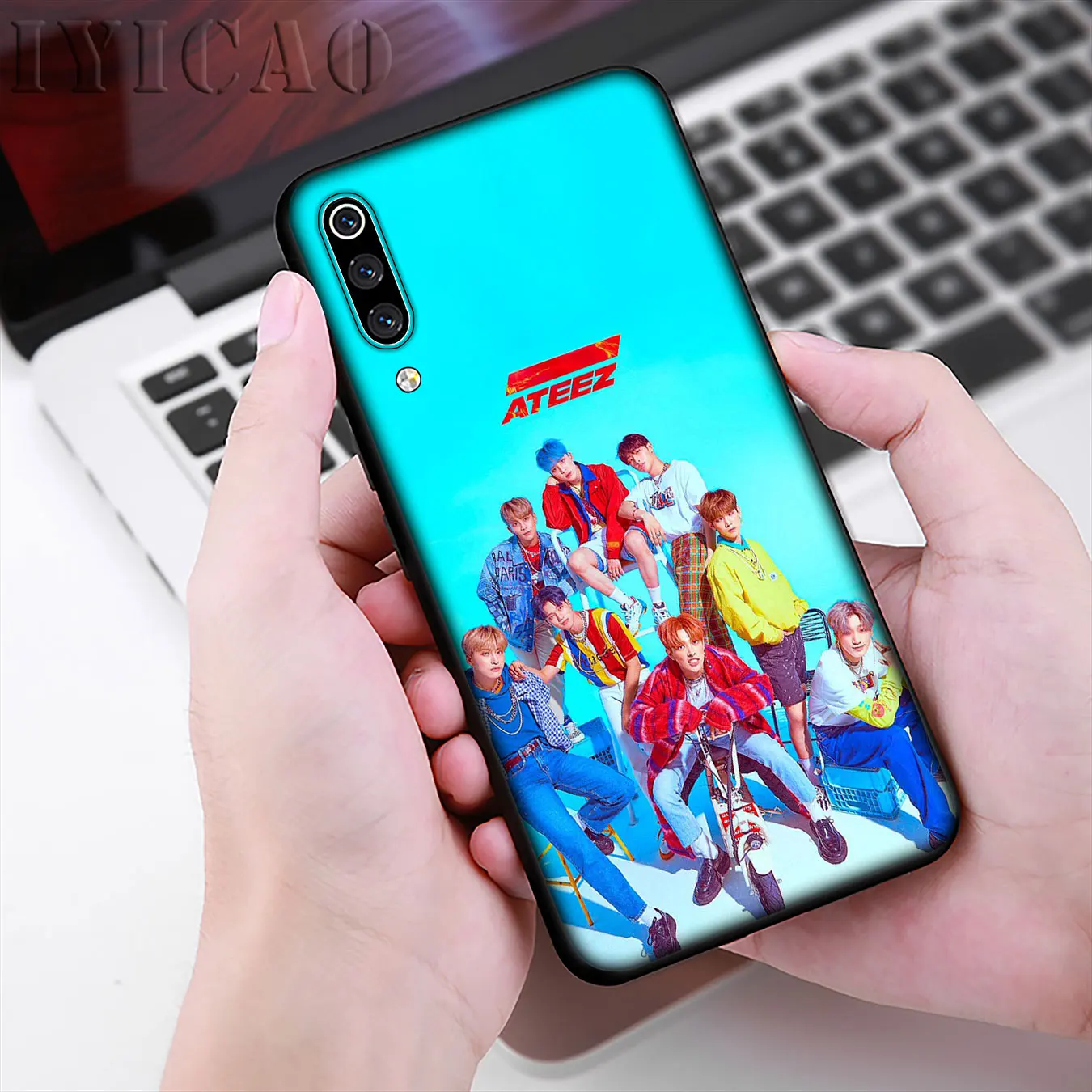 KPOP ATEEZ LOGO Soft Phone Case for Xiaomi Mi 10 9 9T A3 Pro 8 SE A2 Lite A1 CC9 CC9E 6 pocophone f1 Mi10 | Мобильные телефоны и
