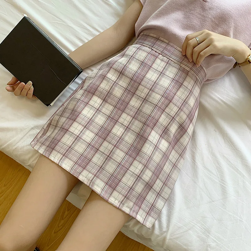 Skirts Women Purple Blue Lovely Plaid Elegant Fashion High Quality Korean Style Trendy Daily Chic Leisure Mini Above Knee Womens
Skirts Women Purple Blue Lovely Plaid Elegant Fashion High Quality Korean Style Trendy Daily Chic Leisure Mini Above Knee Womens