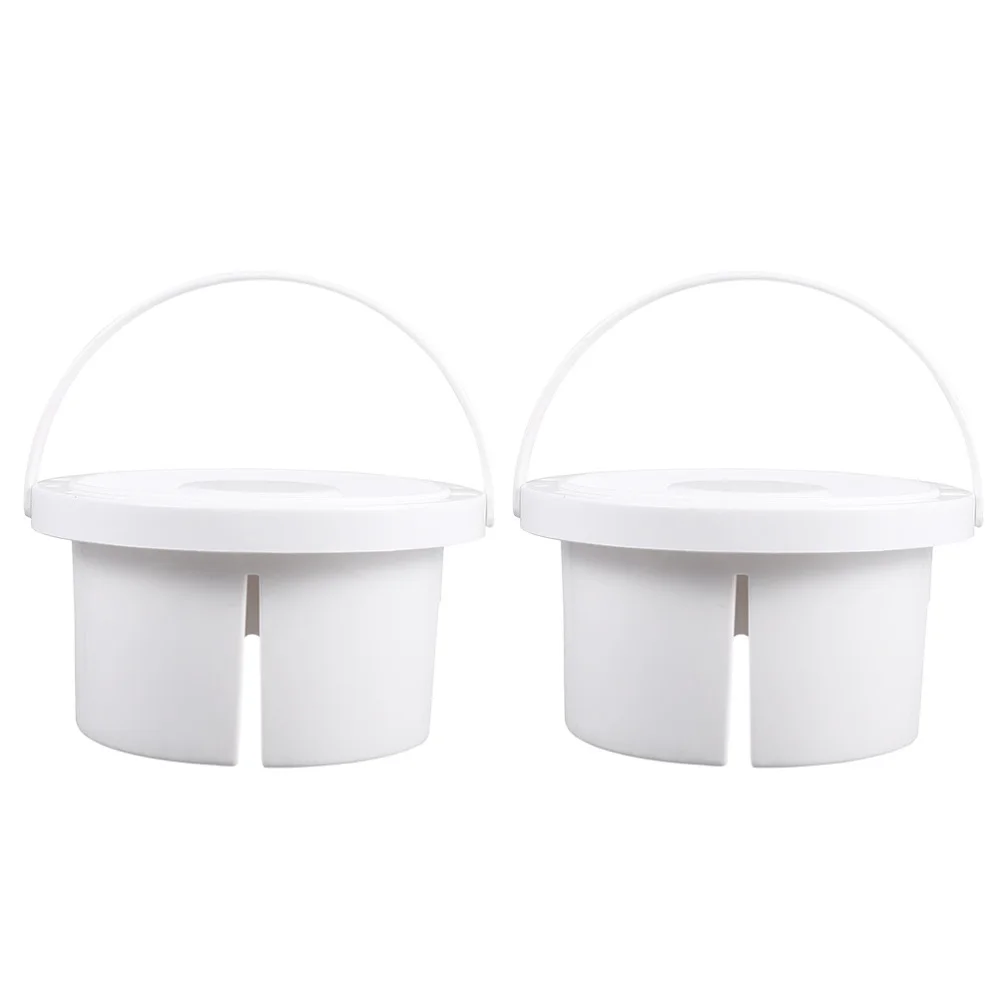 2pcs Artist Brush Basins Paint Brush Washers with Brush Holder Painting Pallet 
2pcs Artist Brush Basins Paint Brush Washers with Brush Holder Painting Pallet