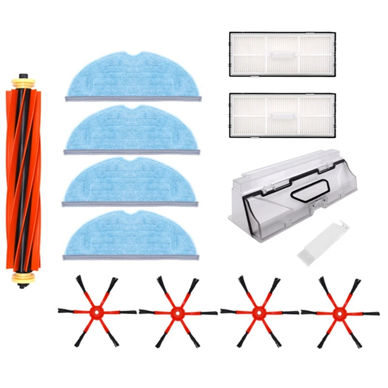 13Pcs Replacement Kit For Xiaomi T7 T7S Robot Vacuum Detachable And Washable Filter Main Brush Vacuum Cleaner Parts
13Pcs Replacement Kit For Xiaomi T7 T7S Robot Vacuum Detachable And Washable Filter Main Brush Vacuum Cleaner Parts