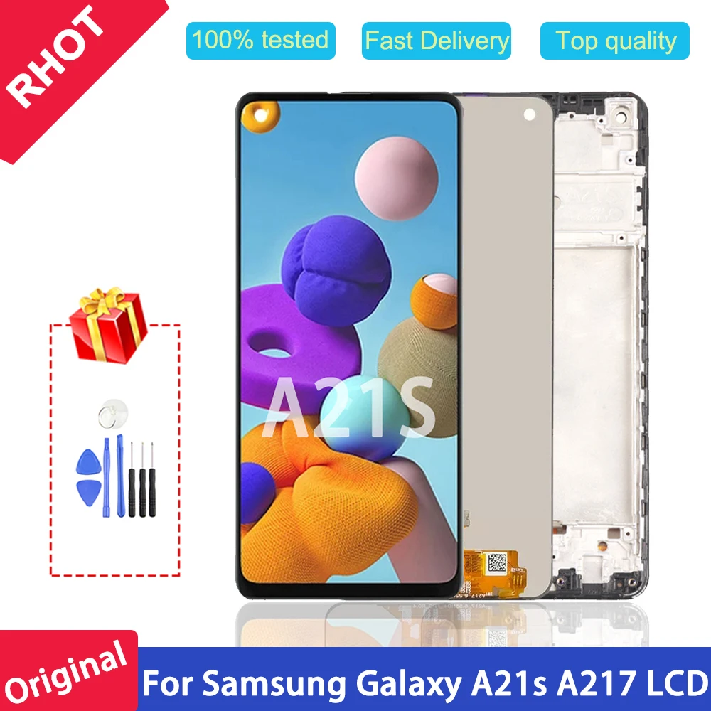 100% tested 6.5" Original A21s LCD Display for Samsung Galaxy A21s A217 SM-A217F/DS LCD Display Touch Screen Digitizer assembly
100% tested 6.5" Original A21s LCD Display for Samsung Galaxy A21s A217 SM-A217F/DS LCD Display Touch Screen Digitizer assembly