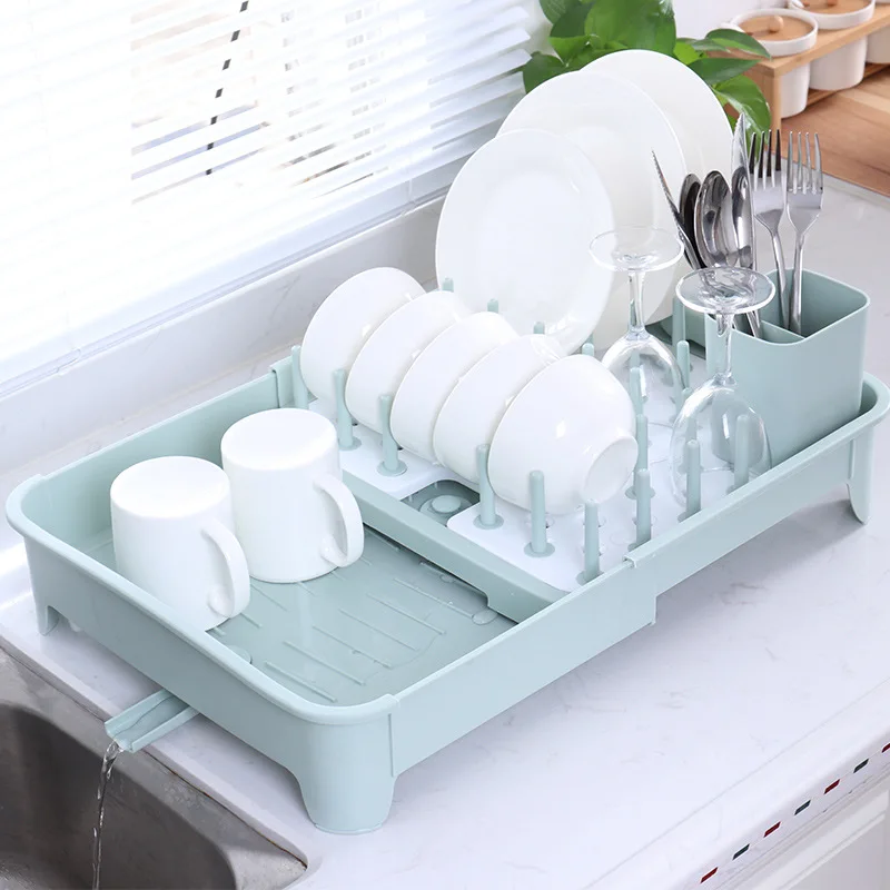 Dish Rack Drain Rack Household Kitchen Retractable Dish Rack Plastic Dish Rack Tableware Storage Box
Dish Rack Drain Rack Household Kitchen Retractable Dish Rack Plastic Dish Rack Tableware Storage Box