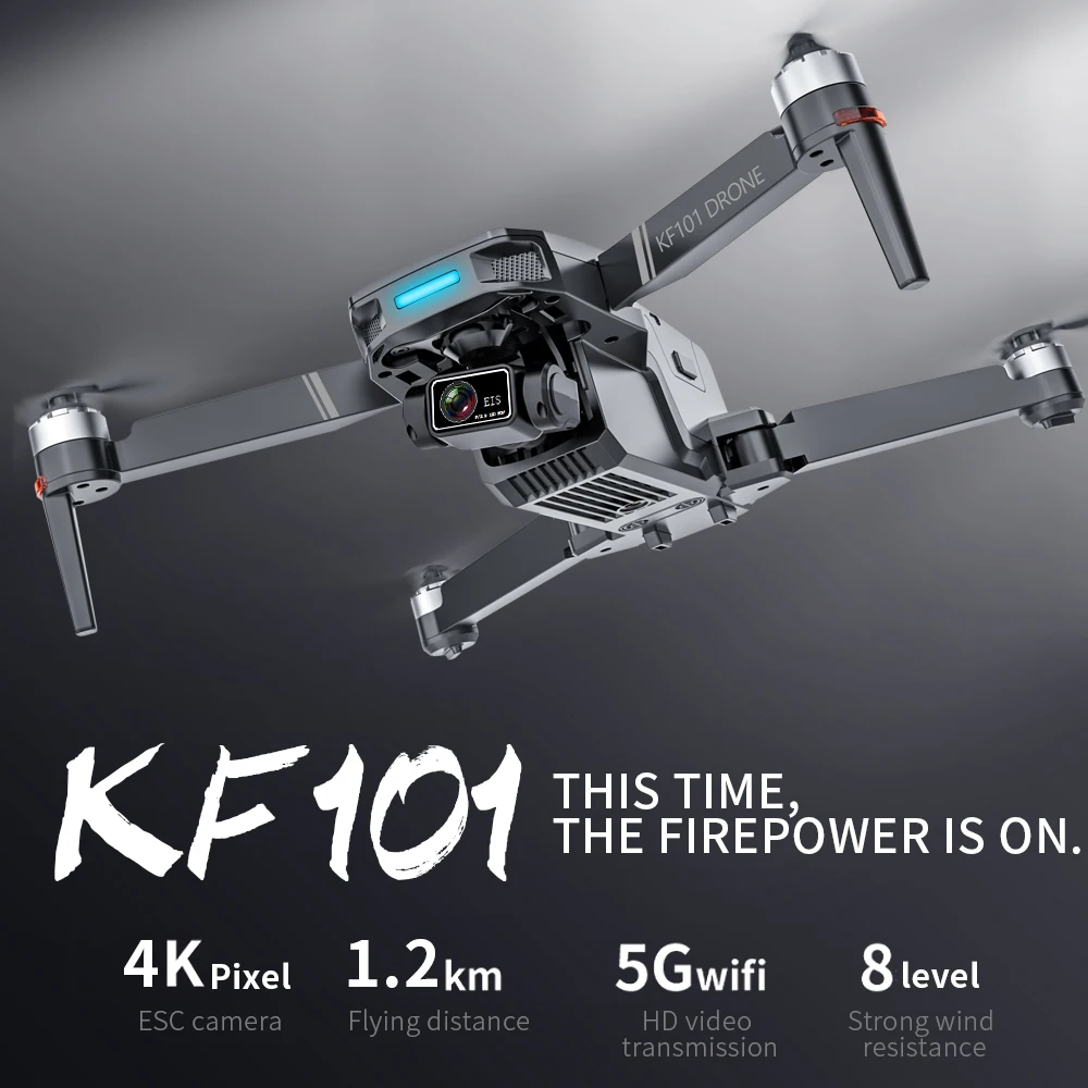 Новинка 2021, Квадрокоптер KF101 с GPS, профессиональная камера 4K HD EIS, стабилизатор, 3-осевой шарнирный подвес, фотоаппарат с Wi-Fi, бесщеточный двига...
Новинка 2021, Квадрокоптер KF101 с GPS, профессиональная камера 4K HD EIS, стабилизатор, 3-осевой шарнирный подвес, фотоаппарат с Wi-Fi, бесщеточный двига...