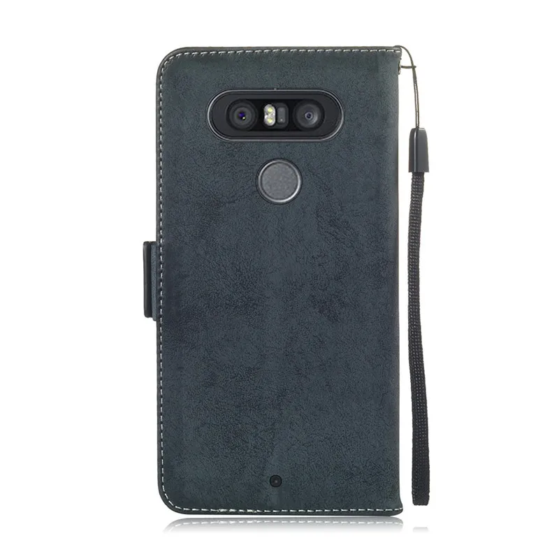 Luxury Vintage Leather Case For LG Q8 5.2 inch Q 8 LGQ8 Soft TPU Flip Wallet Back Cover Phone Cases H970 2017 Capas | Мобильные