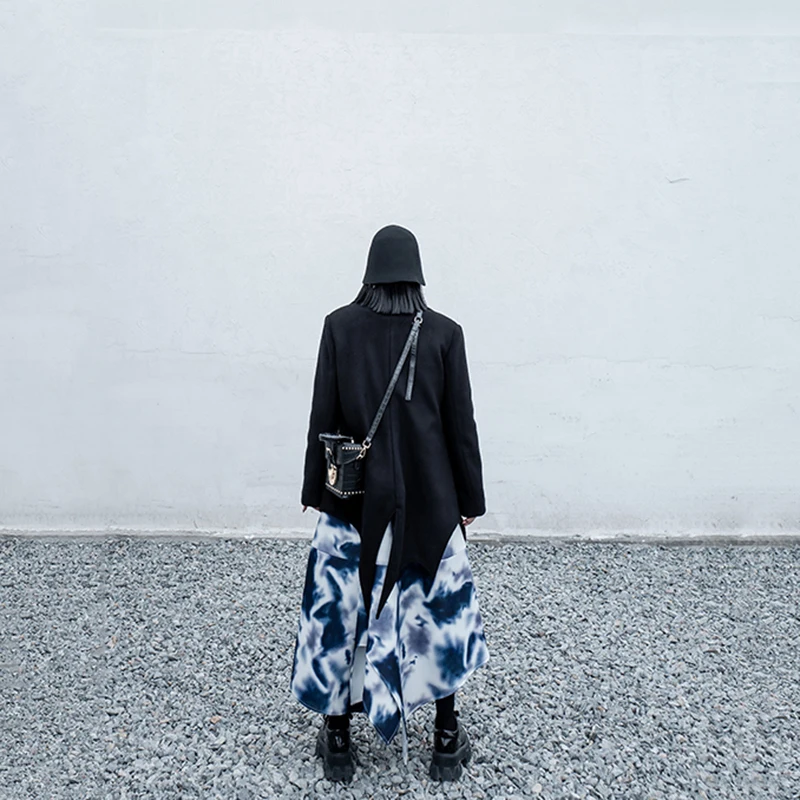 Dye Irregular Tie Spliced Long Temperament High Waist Half-body Skirt Women Fashion Tide New Spring Autumn 2021 1DD2773
Dye Irregular Tie Spliced Long Temperament High Waist Half-body Skirt Women Fashion Tide New Spring Autumn 2021 1DD2773