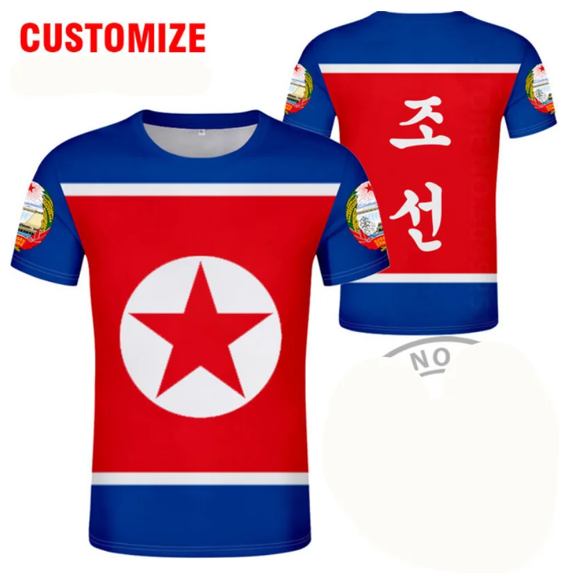 NORTH KOREA t shirt diy free custom made name number prk t-shirt nation flag kp korean country DPRK college print photo clothing
NORTH KOREA t shirt diy free custom made name number prk t-shirt nation flag kp korean country DPRK college print photo clothing