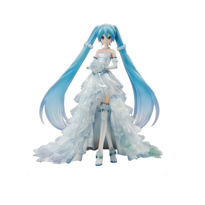 Hatsune Miku 24 Cm Anime Model Hatsune Miku Wedding Dress Dress Action Figure PVC Doll Decoration Christmas Gift Unisex Toys
Hatsune Miku 24 Cm Anime Model Hatsune Miku Wedding Dress Dress Action Figure PVC Doll Decoration Christmas Gift Unisex Toys