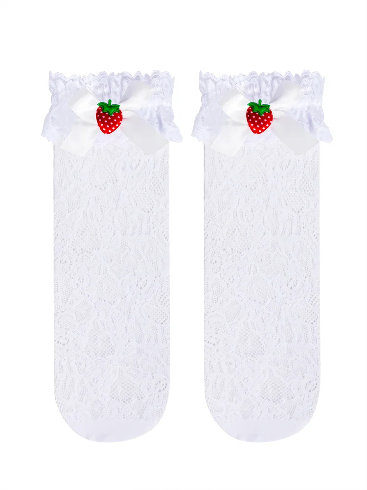 Strawberry Diary Spring and summer Lolita girl lace in tube socks cute bow piled socks
Strawberry Diary Spring and summer Lolita girl lace in tube socks cute bow piled socks