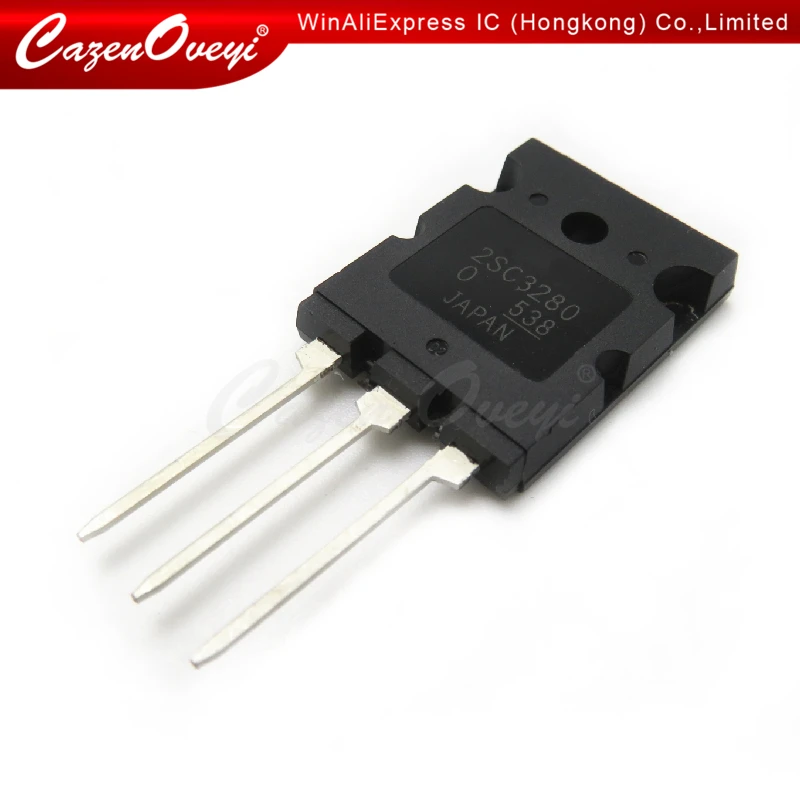 10 шт./лот = 5 пар 2SA1301 2SC3280 5 шт. A1301 + 5 шт. C3280 TO-3P в наличии
10 шт./лот = 5 пар 2SA1301 2SC3280 5 шт. A1301 + 5 шт. C3280 TO-3P в наличии