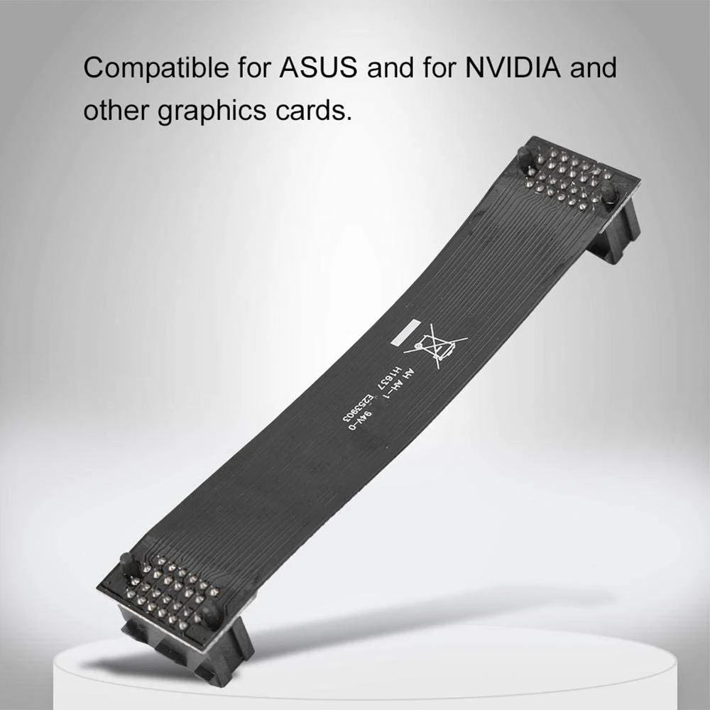 Гибкий кабель для связи GPU SLI Bridge VGA Card Interconnect Connector 10см Dual Graphics Crossfire on.