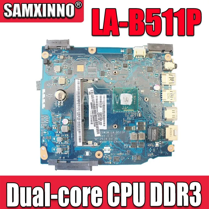 Z5W1M LA-B511P для Acer Aspire ES1-511 Материнская плата ноутбука NBMML11002 DDR3 с двухъядерным процессором 100% полностью протестирована
Z5W1M LA-B511P для Acer Aspire ES1-511 Материнская плата ноутбука NBMML11002 DDR3 с двухъядерным процессором 100% полностью протестирована
