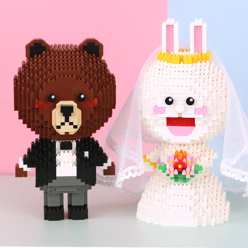 Bear and Rabbit Couple Romantic Love Mini Assembled Diamond Particle Building Blocks Children's Educational Toys Holiday Gifts
Bear and Rabbit Couple Romantic Love Mini Assembled Diamond Particle Building Blocks Children's Educational Toys Holiday Gifts