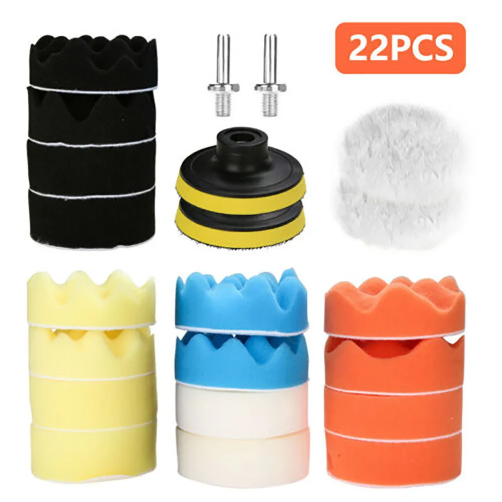 Polishing Sponge Wheel Set 22PCS M10 For Car Polisher 3 Inch Polishing Pad Sponge Buff Buffing Kit Set For Waxing Polishing
Polishing Sponge Wheel Set 22PCS M10 For Car Polisher 3 Inch Polishing Pad Sponge Buff Buffing Kit Set For Waxing Polishing