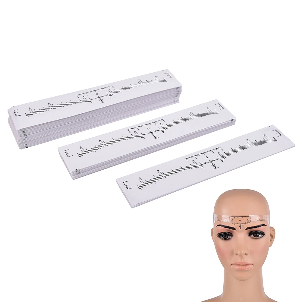 100Pcs Eyebrows Ruler Stickers Permanent Makeup Eyebrow Shaping Tools Disposable Eyebrow Measurement Ruler Sticker Size 18*2.2cm
100Pcs Eyebrows Ruler Stickers Permanent Makeup Eyebrow Shaping Tools Disposable Eyebrow Measurement Ruler Sticker Size 18*2.2cm