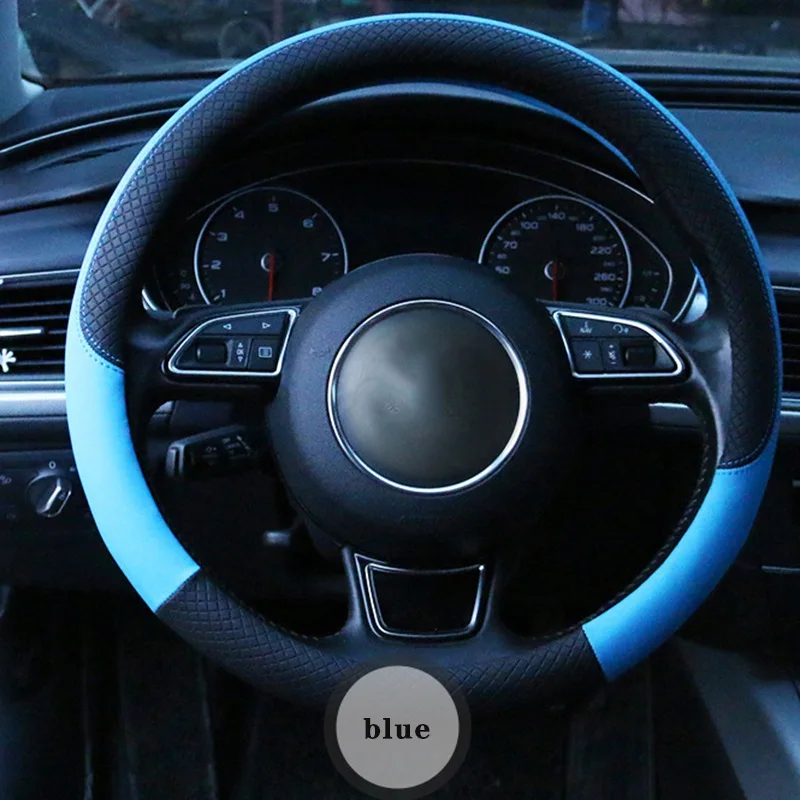 2021 New Car Product Accessories Car Steering Wheel Cover Skidproof Auto Cover Anti-Slip Leather Car-stylingSupplies Dropship
2021 New Car Product Accessories Car Steering Wheel Cover Skidproof Auto Cover Anti-Slip Leather Car-stylingSupplies Dropship