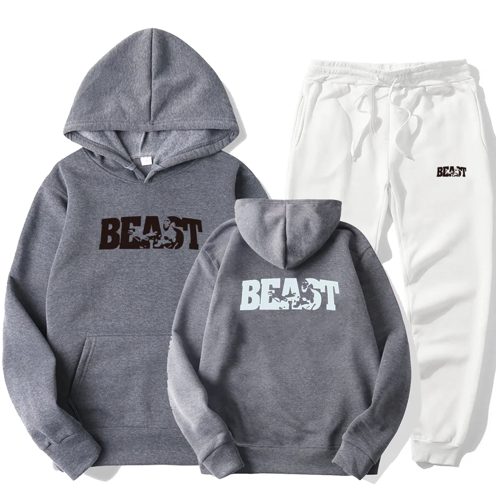 2021 New Spring And Autumn Men's Football Suit Hoodie + Pants Two Pieces Of Casual Track Suit Sportswear Gym Brand Sportswear
2021 New Spring And Autumn Men's Football Suit Hoodie + Pants Two Pieces Of Casual Track Suit Sportswear Gym Brand Sportswear