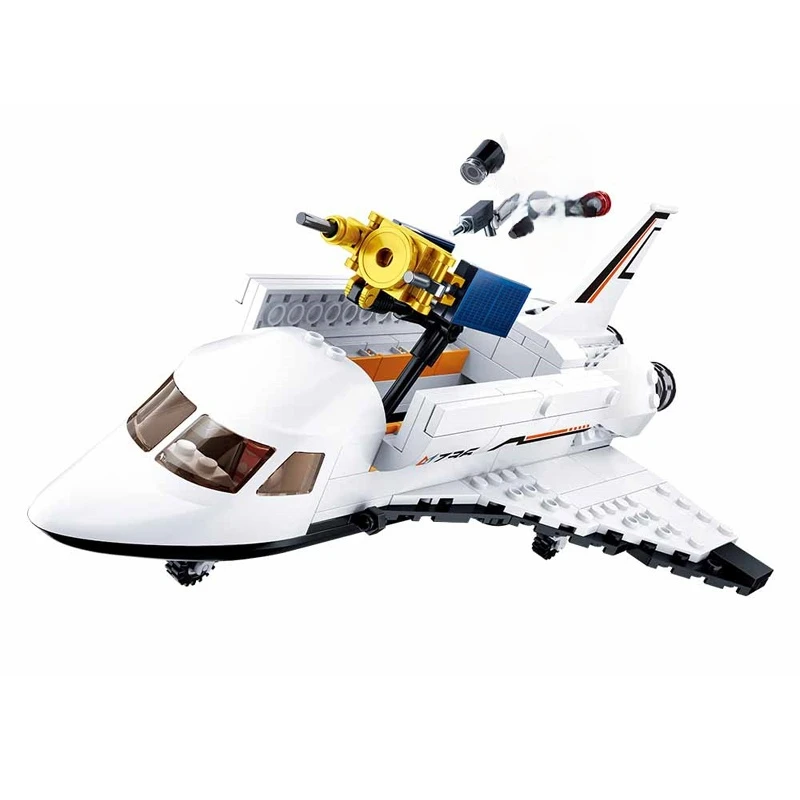 Sluban B0736 Space Adventure Shuttle Plane Astronaut Vehicle DIY 3D Model Mini Building Blocks Bricks Toy for Children no Box 
Sluban B0736 Space Adventure Shuttle Plane Astronaut Vehicle DIY 3D Model Mini Building Blocks Bricks Toy for Children no Box