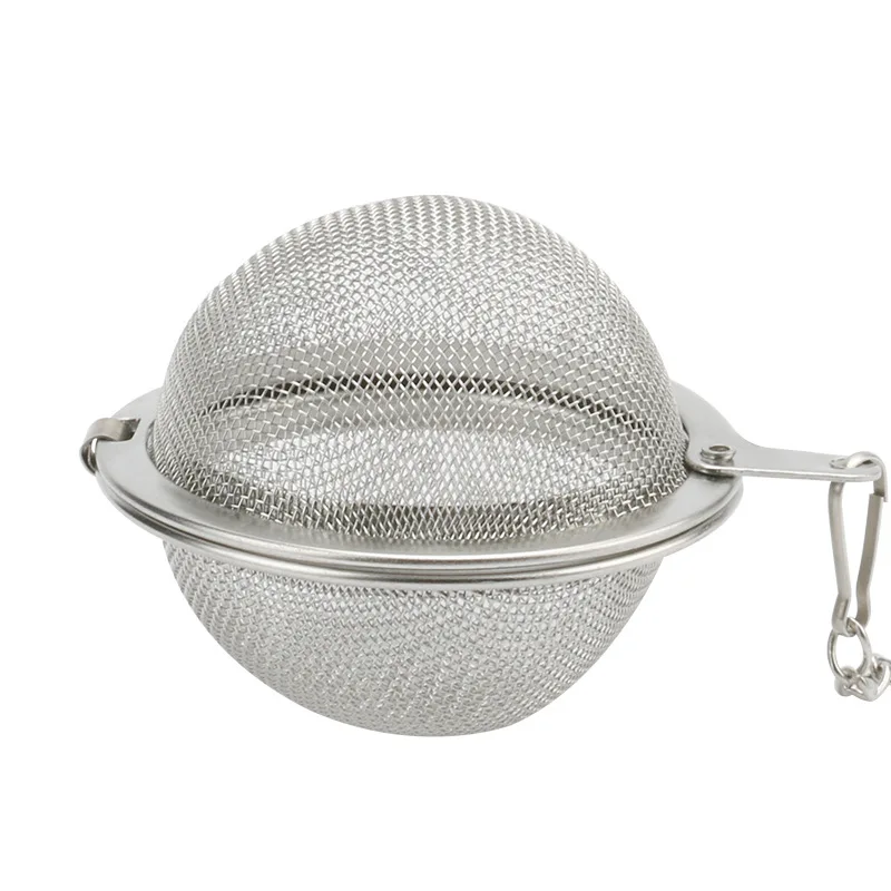 Stainless Steel Tea Infuser Sphere Locking Spice Tea Ball Filter Strainer Mesh Infuser Filter Strainers Oil-Frying Kitchen Tools 
Stainless Steel Tea Infuser Sphere Locking Spice Tea Ball Filter Strainer Mesh Infuser Filter Strainers Oil-Frying Kitchen Tools