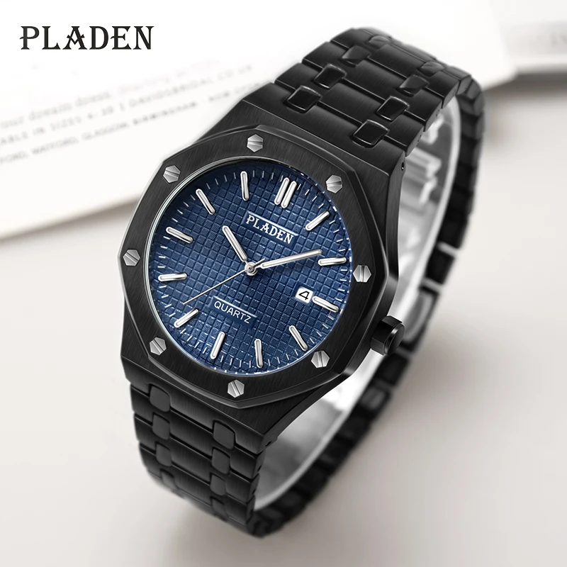 PLADEN 2020 New Fashion Men's Quartz Watches Waterproof Auto Date Pointer Luminous Wristwatch Gift For Husband Orologio Uomo Pp
PLADEN 2020 New Fashion Men's Quartz Watches Waterproof Auto Date Pointer Luminous Wristwatch Gift For Husband Orologio Uomo Pp