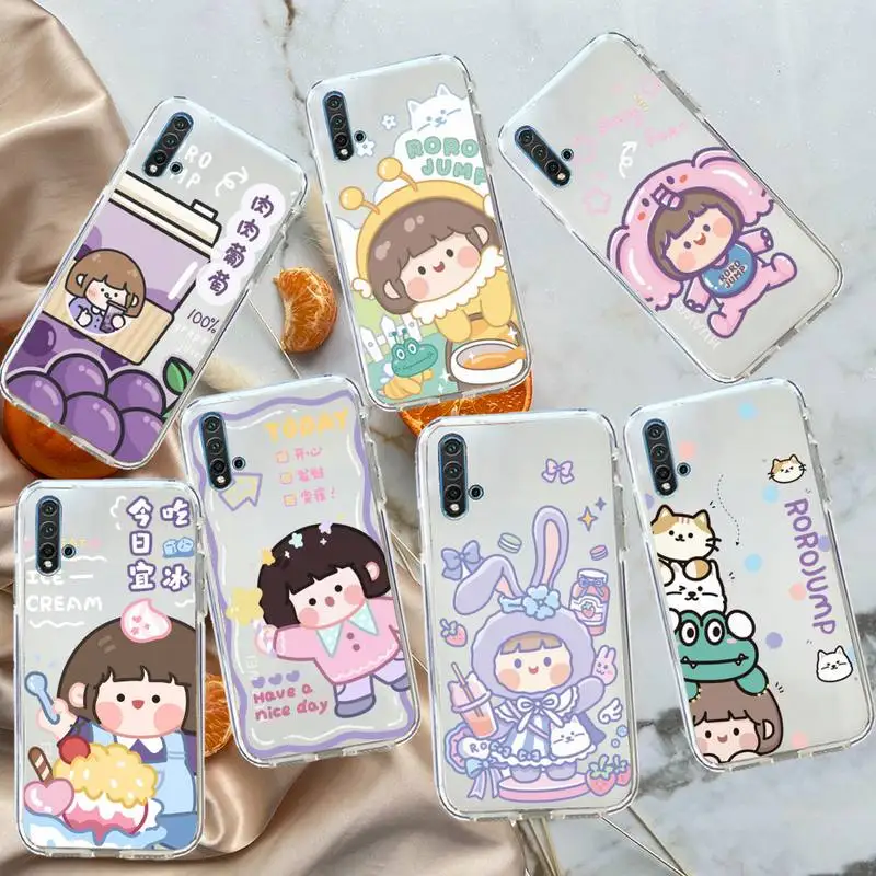 Cute anime girl snacks Phone Case Transparent for Huawei honor P mate Y 20 30 40 10 8 5 6 7 9 i x c pro lite prime smart
Cute anime girl snacks Phone Case Transparent for Huawei honor P mate Y 20 30 40 10 8 5 6 7 9 i x c pro lite prime smart