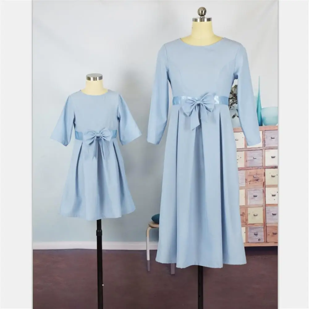 2020 new hot spring European and American slim solid color down fiber ruffle bow parent-child dress factory direct sales
2020 new hot spring European and American slim solid color down fiber ruffle bow parent-child dress factory direct sales