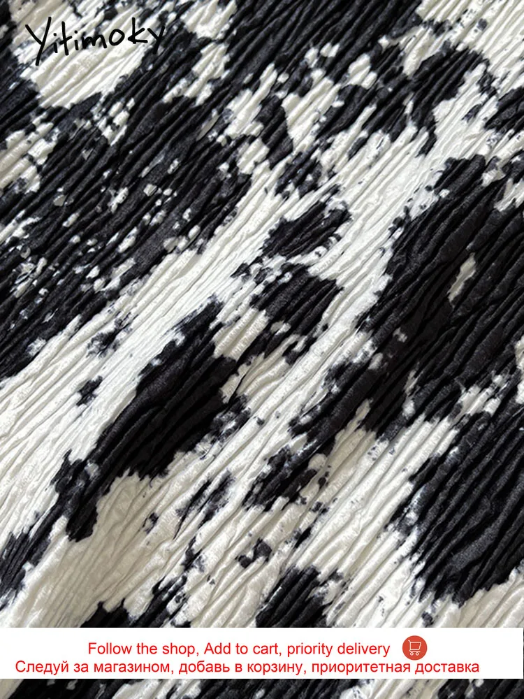 Yitimoky Tie Dye Spaghetti Strap Dresses Women Black Zipper Backless Empire Spring 2021 Office Lady A-Line New Midi Long Dress
Yitimoky Tie Dye Spaghetti Strap Dresses Women Black Zipper Backless Empire Spring 2021 Office Lady A-Line New Midi Long Dress