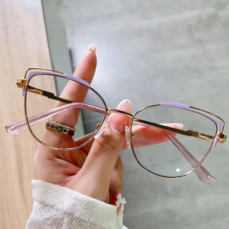 Retro Cat Eye Women Luxury Anti Blue Light Optical Glasses Frames Fashion Computer Eyeglasses 50605
Retro Cat Eye Women Luxury Anti Blue Light Optical Glasses Frames Fashion Computer Eyeglasses 50605