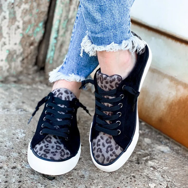 Women Shoes The New All-match Comfortable Sneakers Fashion Casual Shoes Female Leopard Shoes Flat Shoes Large Size
Women Shoes The New All-match Comfortable Sneakers Fashion Casual Shoes Female Leopard Shoes Flat Shoes Large Size