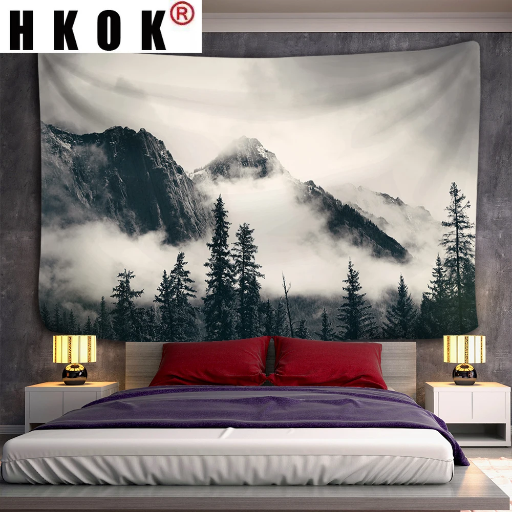 HKOK Fog mountain Tapestry Wall Rugs Wall Hanging Fabric Mural Background Cloth Towel Beach Fabric Blanket Dorm Living Home Deco
HKOK Fog mountain Tapestry Wall Rugs Wall Hanging Fabric Mural Background Cloth Towel Beach Fabric Blanket Dorm Living Home Deco
