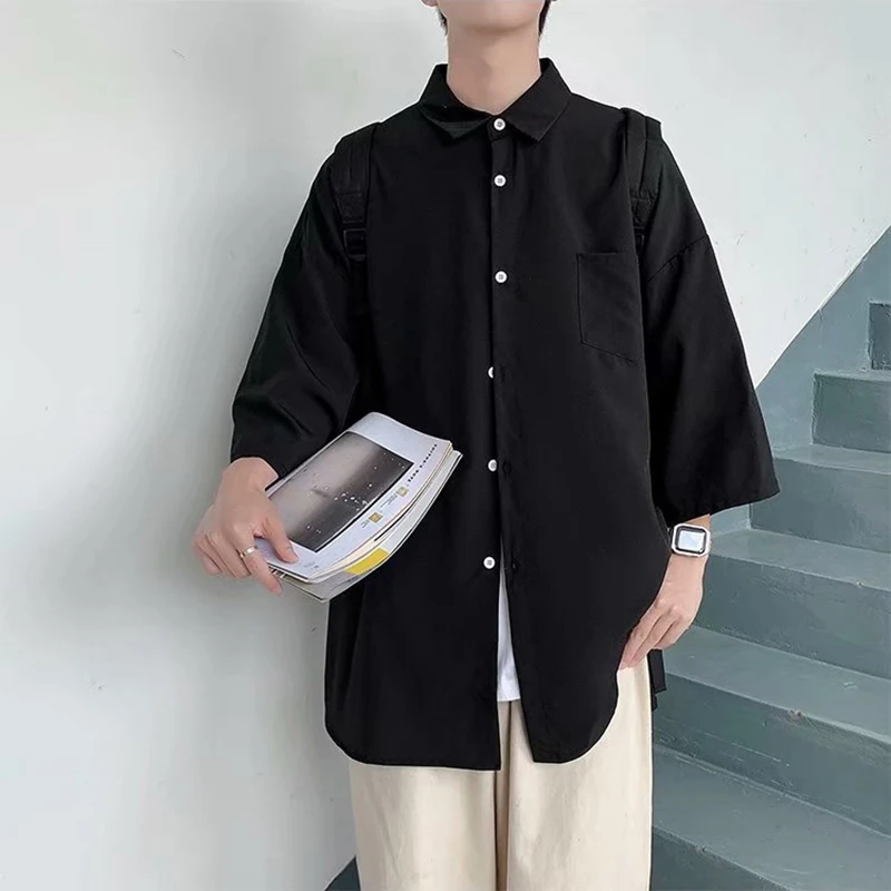 Jackets Men Oversize Loose Short Sleeve Tops All-match Streetwear Handsome Korean Style Summer Chic Pockets Hombre Outwear Ins
Jackets Men Oversize Loose Short Sleeve Tops All-match Streetwear Handsome Korean Style Summer Chic Pockets Hombre Outwear Ins