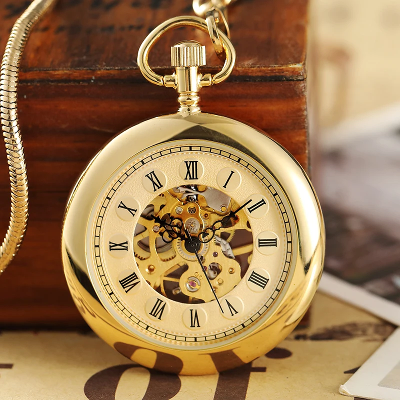 Vintage Smooth Mechanical Pocket Watch Men Women Hand Winding Pocket Watch Gold Silver Stainless Steel Fob Clock Chain Pendant
Vintage Smooth Mechanical Pocket Watch Men Women Hand Winding Pocket Watch Gold Silver Stainless Steel Fob Clock Chain Pendant