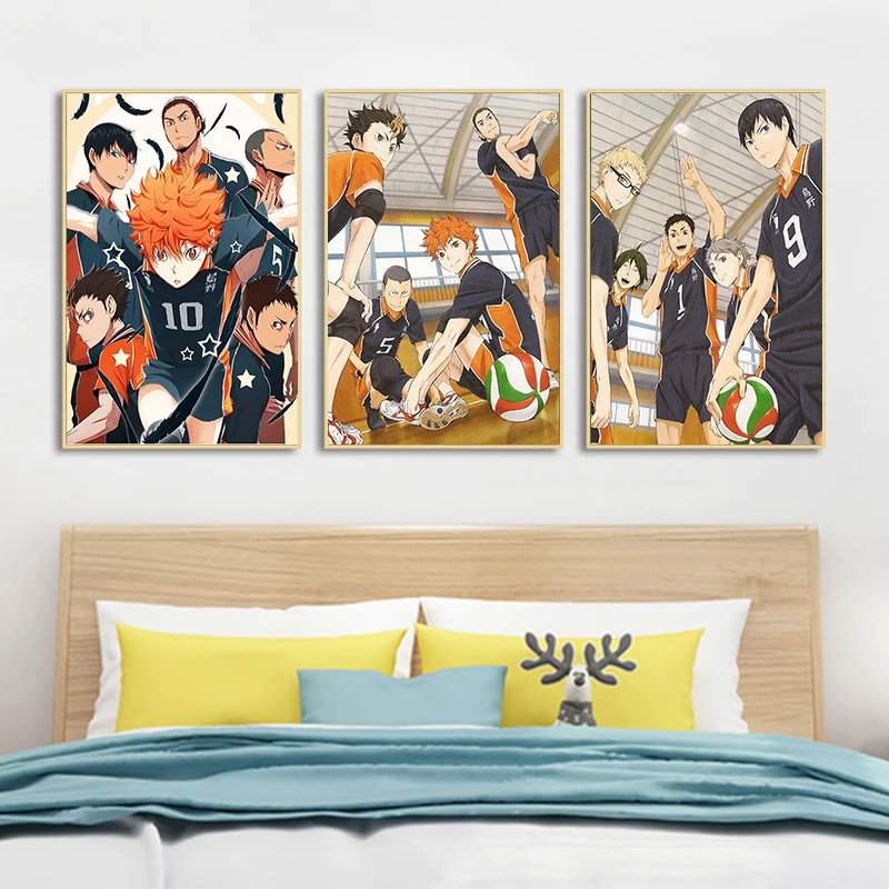 Japanese Style Cartoon Print Volleyball Boy Canvas Painting Print Anime Poster Wall Art Living Room Boy Room Decoration Picture
Japanese Style Cartoon Print Volleyball Boy Canvas Painting Print Anime Poster Wall Art Living Room Boy Room Decoration Picture