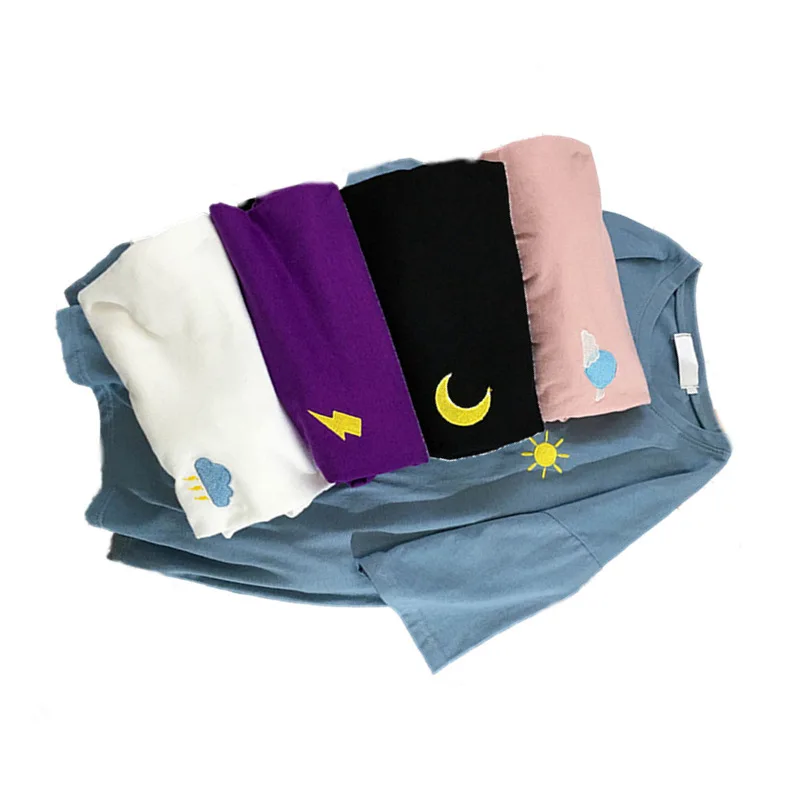 Embroidery 2021 New Loose Student Wear Simple Fresh T-shirt Cool Bottoming Shirt Wholesale
Embroidery 2021 New Loose Student Wear Simple Fresh T-shirt Cool Bottoming Shirt Wholesale