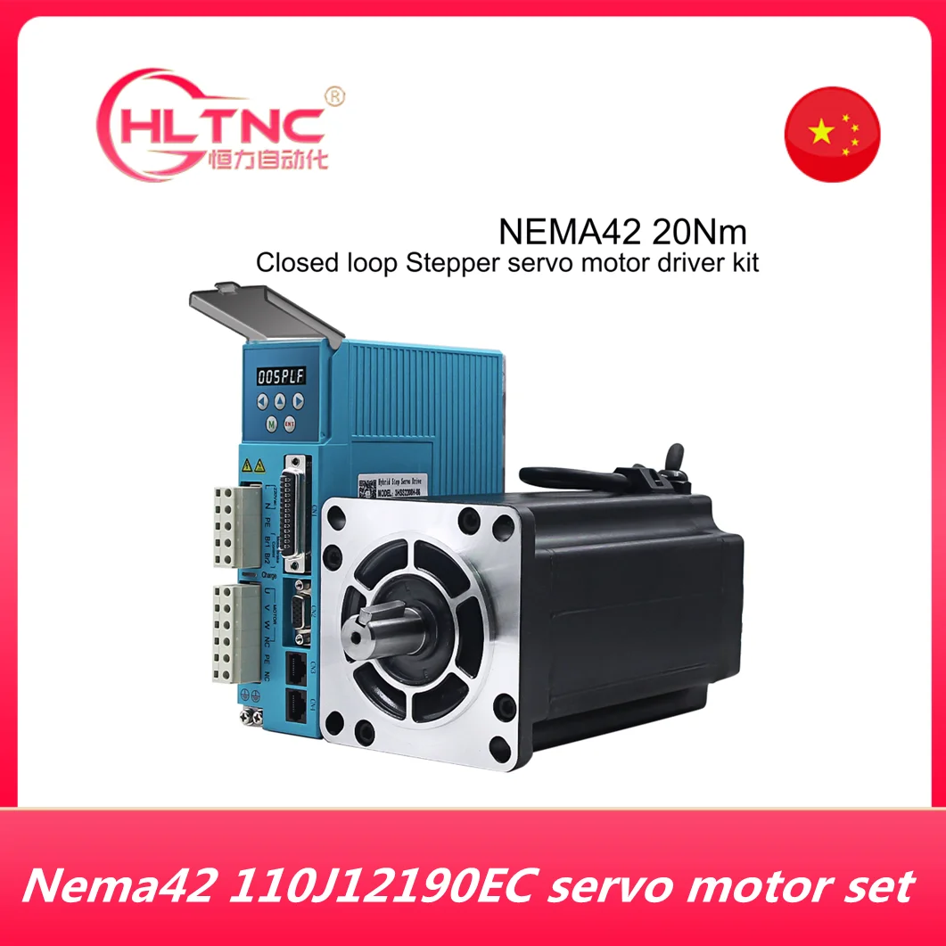 NEMA42 20NM JMC 3phase 110 Closed loop Stepper motor display panel driver CNC kit 110J12190EC-1000+3HSS2208H
NEMA42 20NM JMC 3phase 110 Closed loop Stepper motor display panel driver CNC kit 110J12190EC-1000+3HSS2208H