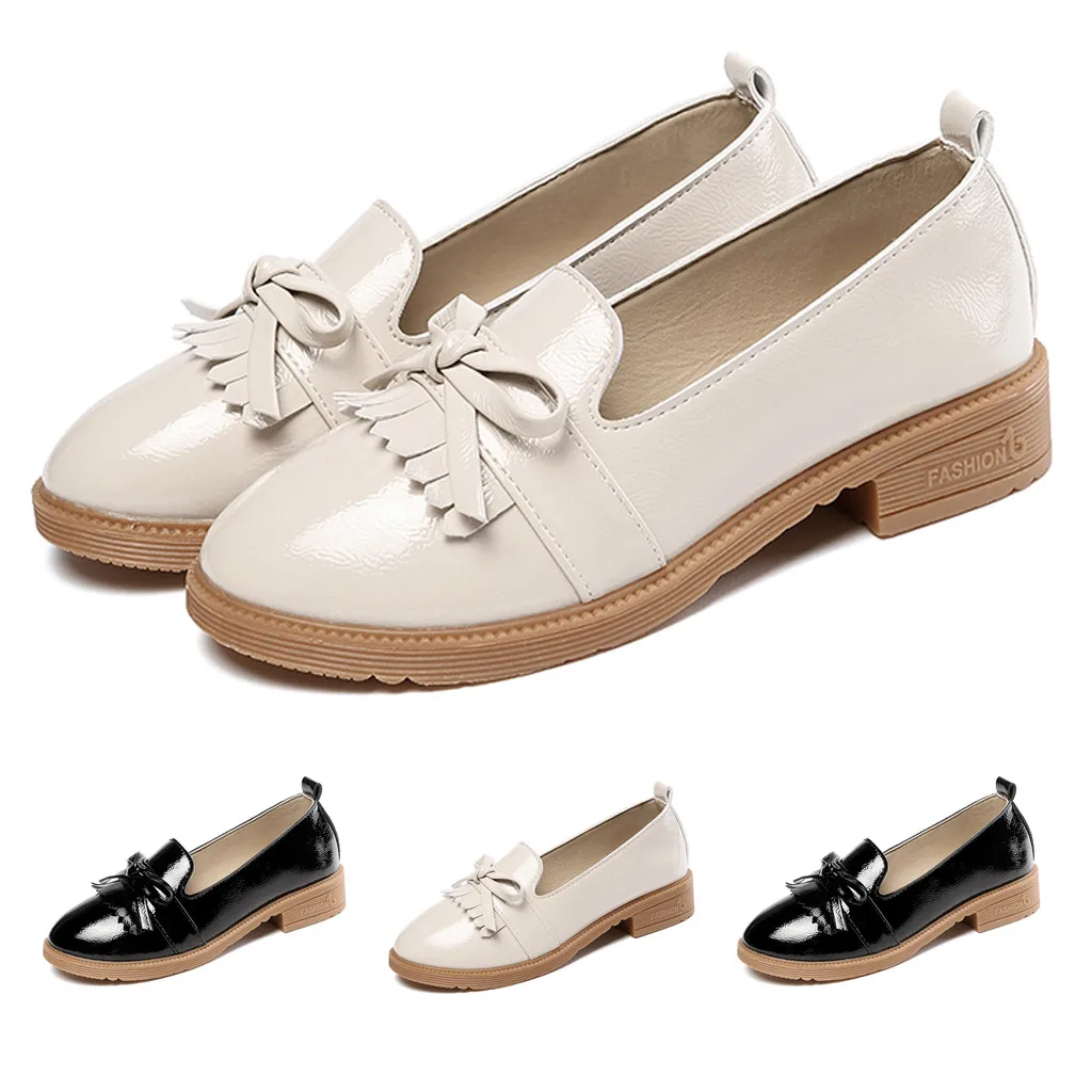 Casual Shoes Woman British wind fringed bow Low-heeled Crystal Slip-On Simple Large Size Fashionable Casual Shoes Woman
Casual Shoes Woman British wind fringed bow Low-heeled Crystal Slip-On Simple Large Size Fashionable Casual Shoes Woman