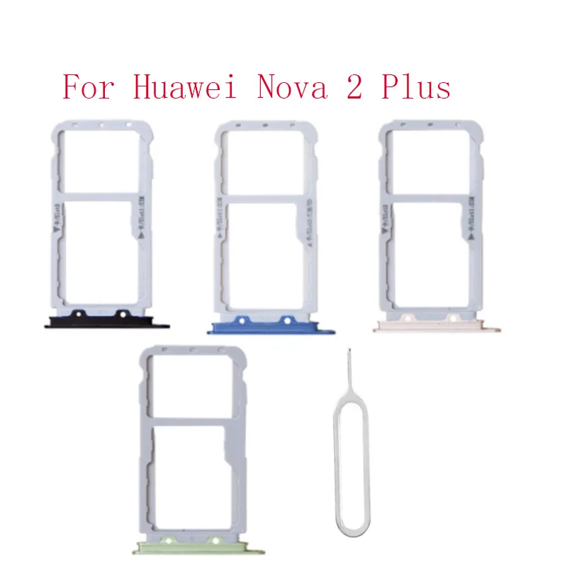 Для Huawei Nova 2 Plus Sim-карты лоток Слот держатель гнездо адаптер соединитель запасные